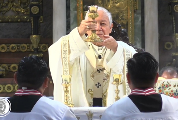 Arzobispo de Puebla encabeza la Celebración de Corpus Christi
