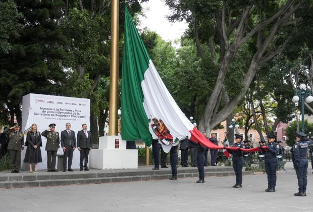 Encabezan Armenta y Chedraui pase de lista a fuerzas municipales