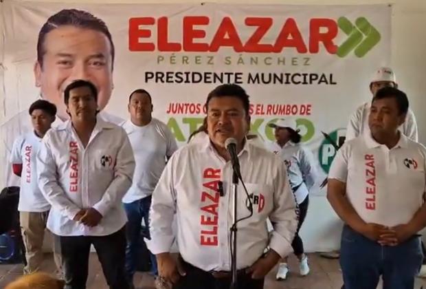 Eleazar Pérez denuncia que sujetos desconocidos entraron a su casa de campaña