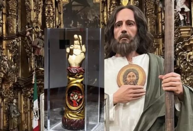 Solicitarán extender permanencia de reliquias de San Judas Tadeo en Puebla