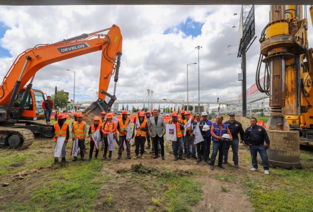 Céspedes inicia obras en la Vía Atlixcáyotl por 300 mdp