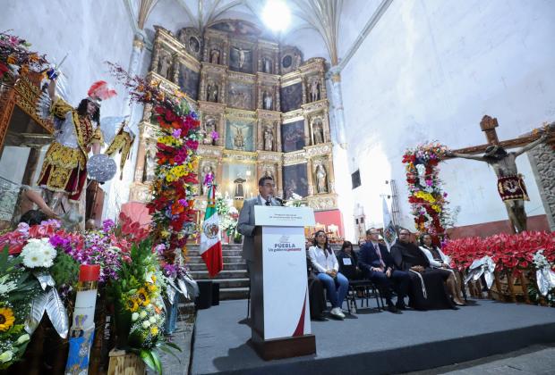 Destina Puebla 2,200 mdp para reconstruir patrimonio cultural: Céspedes