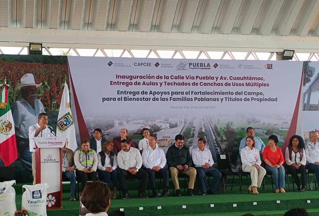 Céspedes llama a la unidad y suma de voluntades en Tehuacán