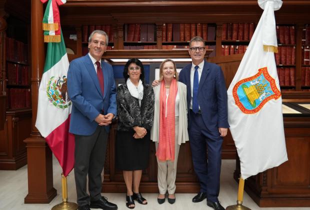 Chedraui fortalece vínculos con Francia en encuentro con embajadora