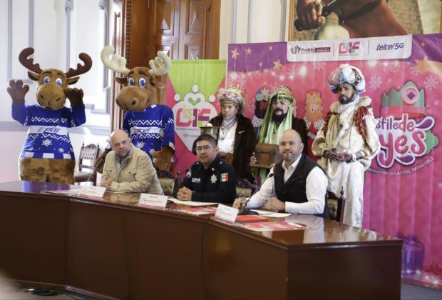 Invita Smdif al Desfile de Reyes Magos y la Rosca Monumental de 2 km