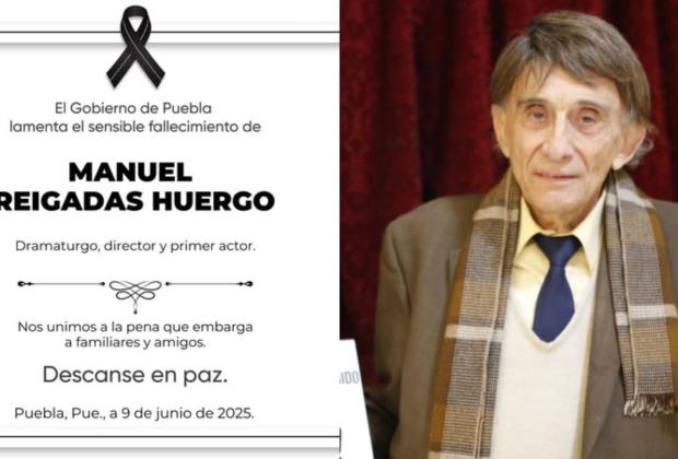 Ha fallecido la leyenda del teatro poblano, Manuel Reigadas Huergo 