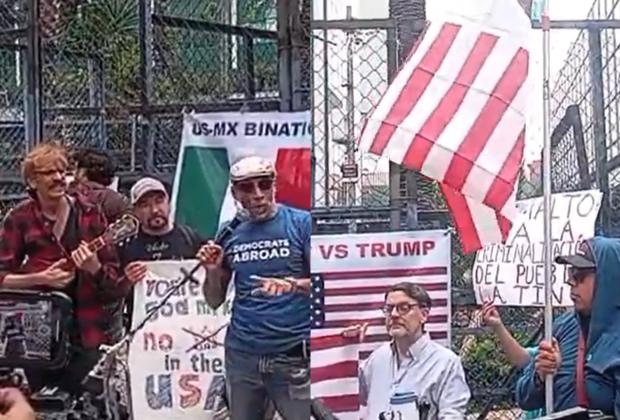 Reportan movilización masiva frente a la Embajada de EU en México 