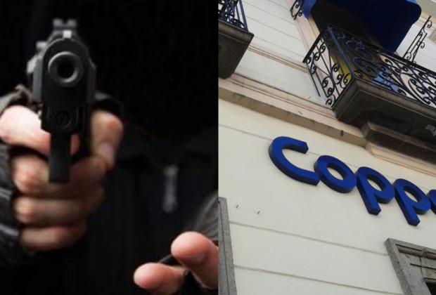 Durante el Desfile del 5 de Mayo, asaltaron al Coppel del Centro Histórico