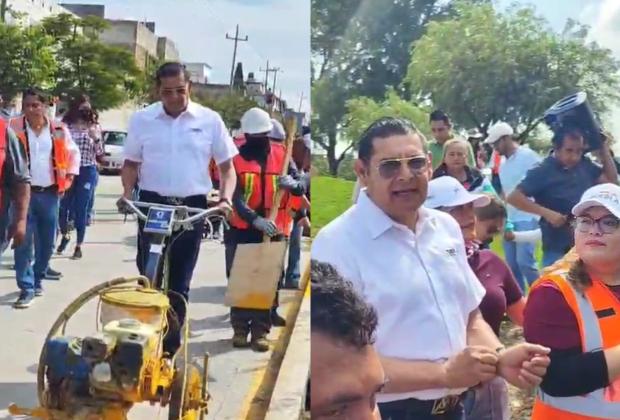 Alejandro Armenta encabeza faena en el Centro Cultural “La Carmela” 