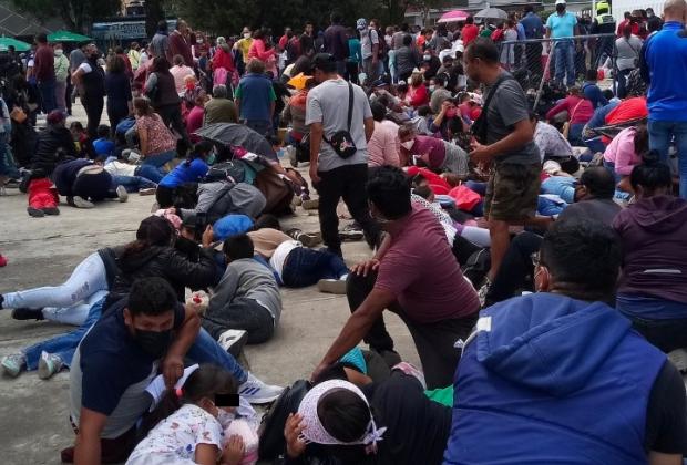 Reportan disparos en centro de vacunación de niños en Puebla