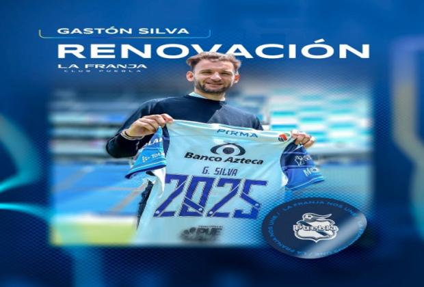 Gastón Silva renueva contrato con el Puebla hasta el 2025