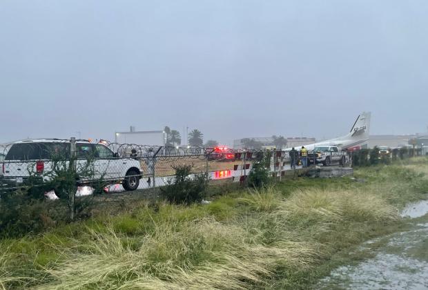 Se despista avión en el Aeropuerto del Norte en Apodaca, Nuevo León