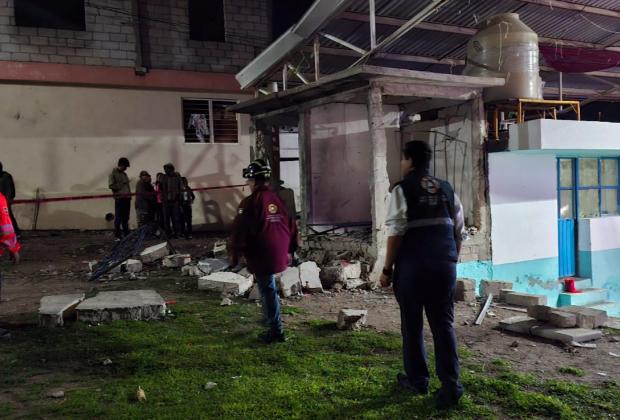 Explosión de pirotecnia deja dos heridos en Santo Tomás Chautla