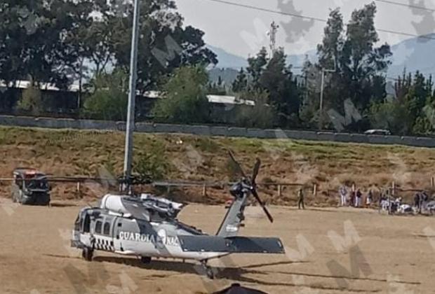 Guardia Nacional sobrevuela Texmelucan tras asesinato de 3 personas