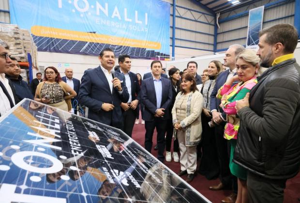Cumple Armenta compromiso de campaña al inaugurar la Fábrica de Paneles Solares Tonalli