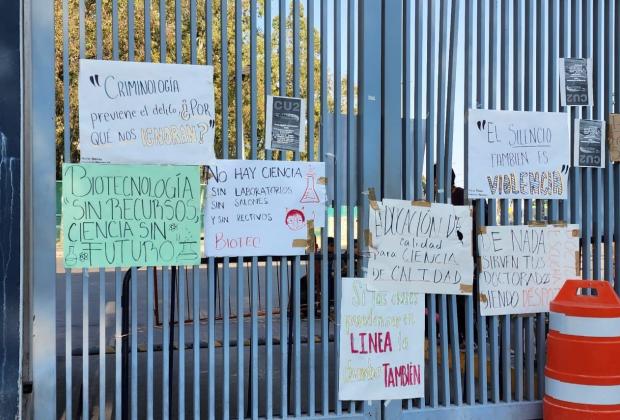 Facultades en CU BUAP entrega pliego petitorio para dialogar