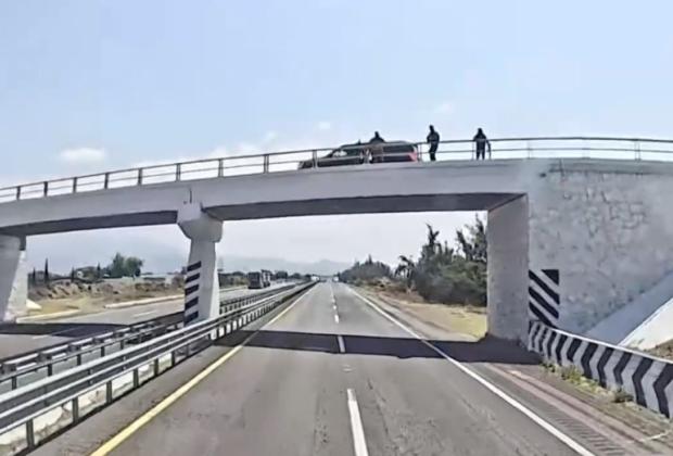 Reducen carriles en autopista Puebla-Acatzingo por maniobras 