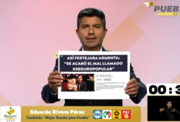 Lalo Rivera cuestionó a Armenta por la desaparición del INSABI