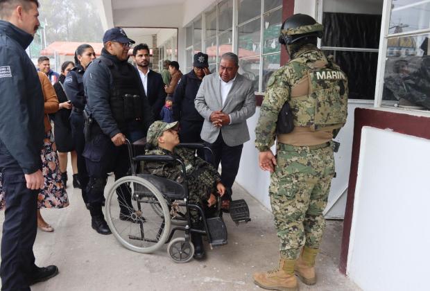 Antes de entrar a cirugía, Marco cumplió su sueño en Amozoc: ser policía