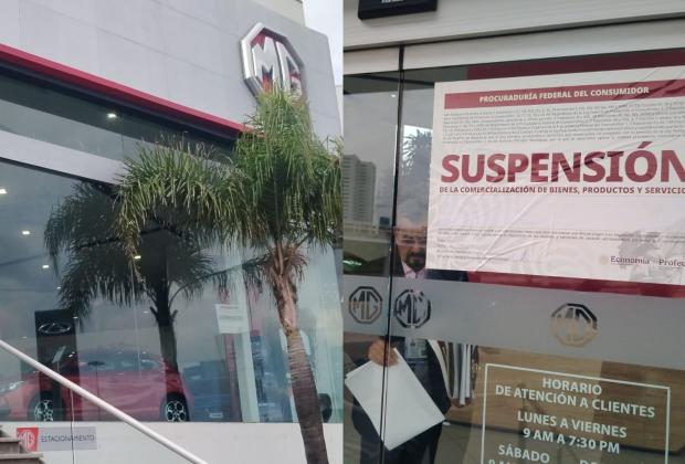 Por malos tratos a su clientela, Profeco clausuró la concesionaria MG Angelópolis