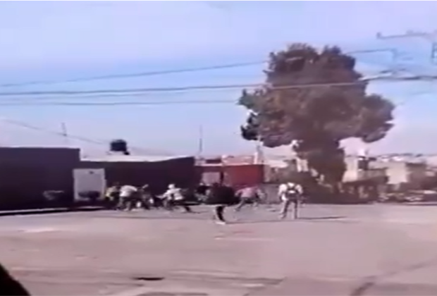 VIDEO Se armó la campal en la Junta Auxiliar de La Libertad