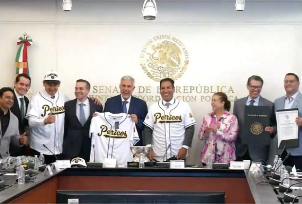 VIDEO Reconoce Senado a Pericos de Puebla tras su campeonato