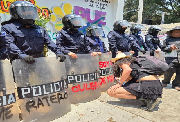 Céspedes condenó la agresión a policías en la recta a Cholula