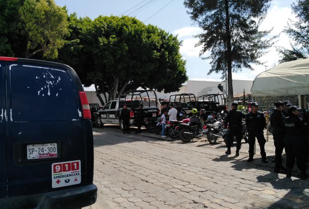 Policías de Tehuacán en paro, exigen el pago del retroactivo a partir de febrero