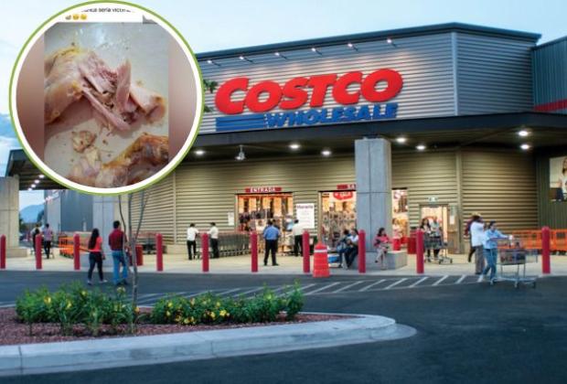Compró pollo rostizado en Costco Puebla… y estaba crudo por dentro
