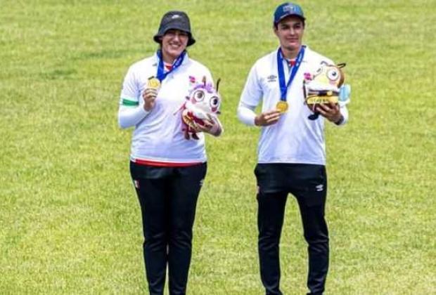 Alejandra Valencia y Matías Grande, campeones en Copa del Mundo de Tiro con Arco