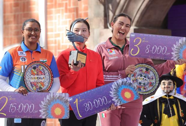 Alejandra Valencia se baña de bronce en Final de Copa del Mundo Tlaxcala