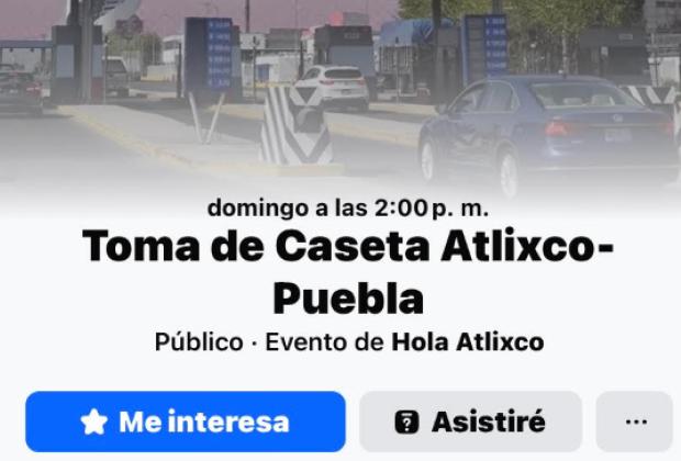 En Atlixco invitan en Facebook a toma pacífica de la caseta de la Atlixcayotl tras asalto masivo 