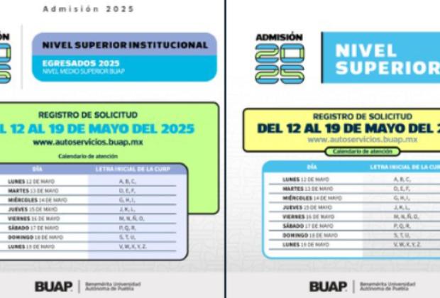 Inicia el registro de admisión BUAP 2025 para Nivel Superior e Institucional