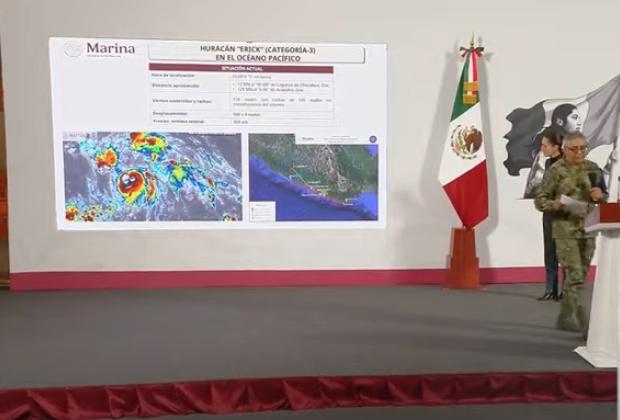 MAÑANERA Erick provoca estragos en Oaxaca y Guerrero; alertan de posibles daños mayores en Michoacán