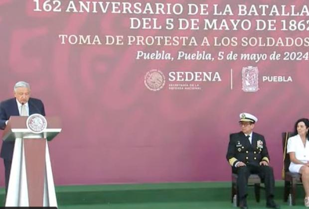 EN VIVO Encabeza AMLO ceremonia del 162 Aniversario de la Batalla de Puebla
