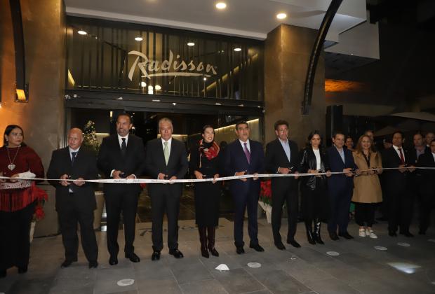 Céspedes y Rodríguez Zamora inauguran Radisson Puebla Angelópolis