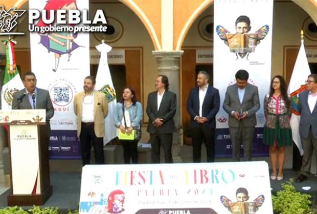 Céspedes y Adán Domínguez encabezaron inicio de la Fiesta del Libro