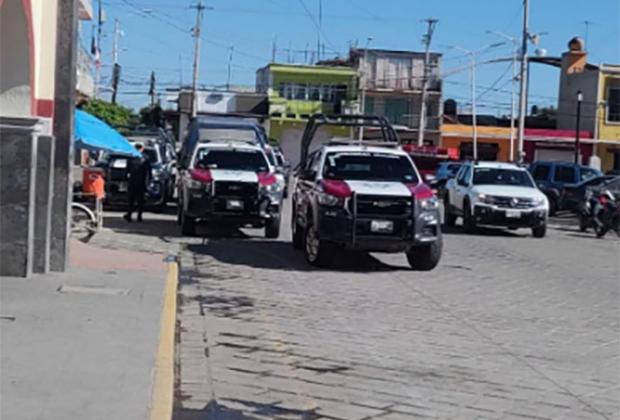 Policías de Huejotzingo se manifiestan y exigen pago de bono