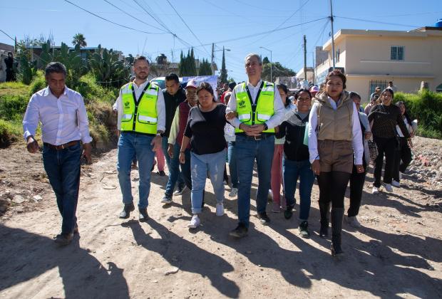 Impulsa Pepe Chedraui vialidades integrales en la Colonia Barranca Honda