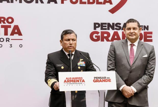 Alejandro Armenta anuncia Plan de Seguridad Regional