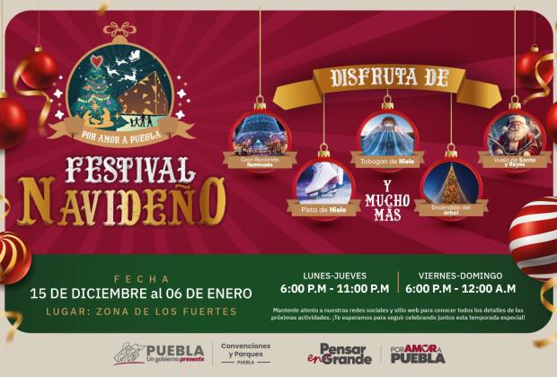 Armenta impulsa el Festival Navideño que une tradición y cultura en Puebla