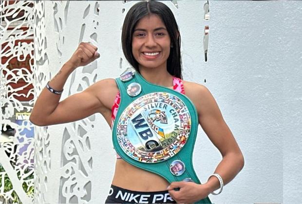 Bonita Sánchez vs. Hadebe, en defensa del título como campeona, Peso mosca