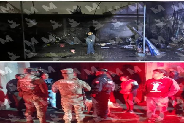 VIDEO Explota presunta bodega de pirotecnia en Texmelucan