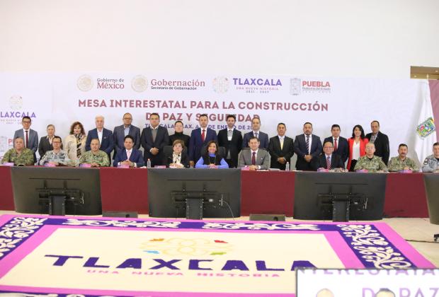 Puebla y Tlaxcala firman convenio para la Construcción de la Paz