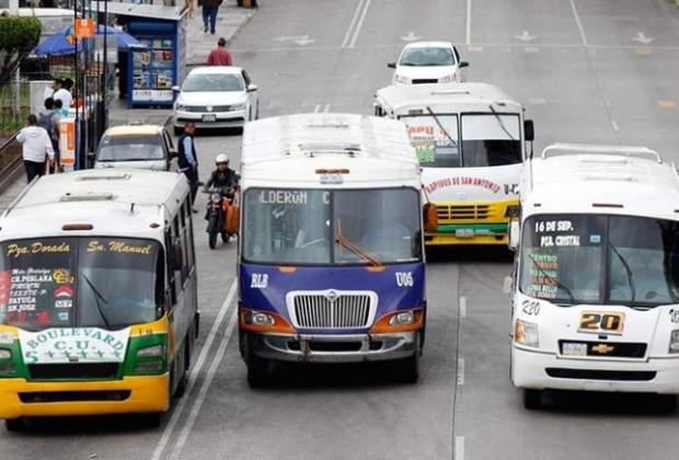 Concesionarios del transporte en Puebla piden aumento a la tarifa del pasaje