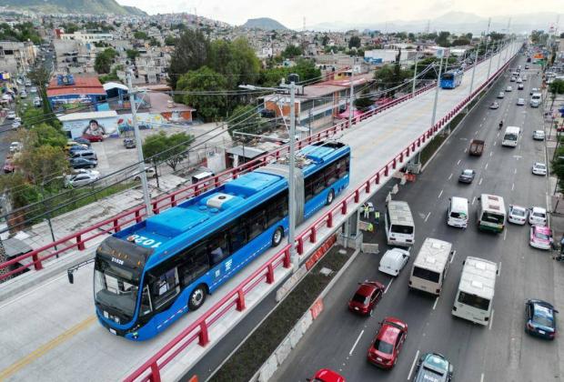 Hasta Puebla llegará el Trolebús elevado de la CDMX 