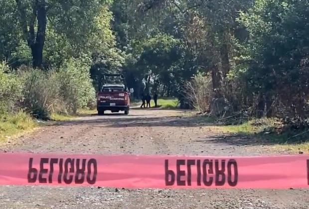 Encuentran cuerpo ejecutado en un camino en Coronango