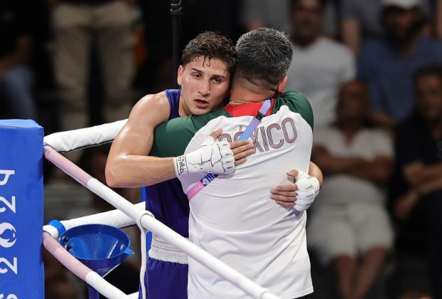 Amarra medalla: el mazatleco Marco Verde gana pelea en el box olímpico