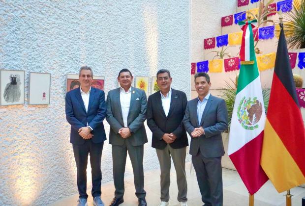 Puebla será líder en la industria automotriz: Armenta tras gira en Alemania