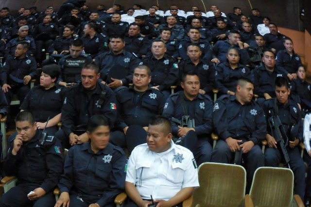 Presume Huauchinango altos sueldos de sus policías municipales
